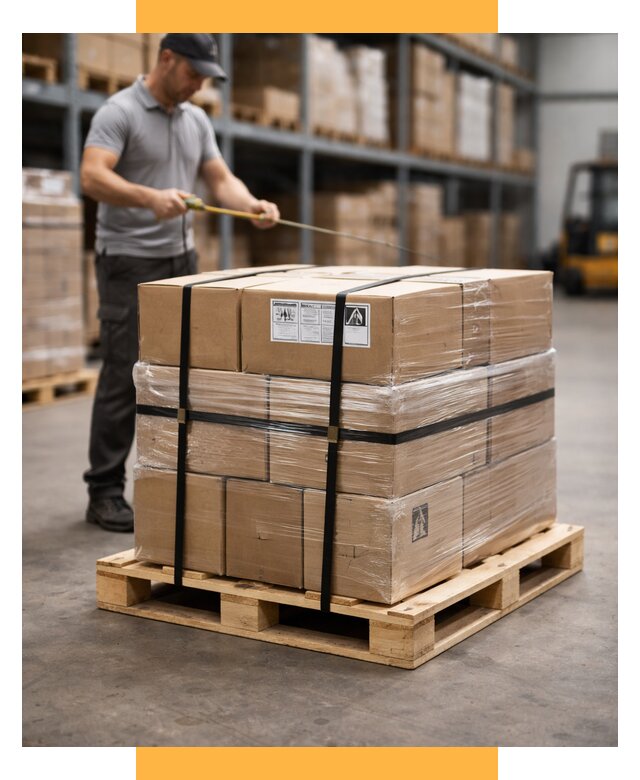 Упаковка и паллетирование грузов от 3561 р. | СетСервис-Пть