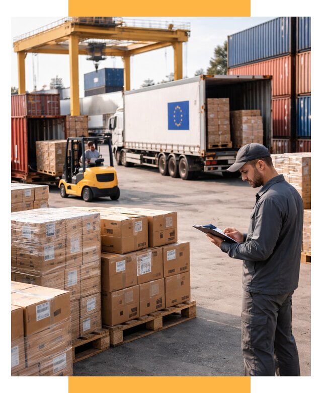 Доставка грузов из Европы от 12208 р., логистика СетСервис-Пть