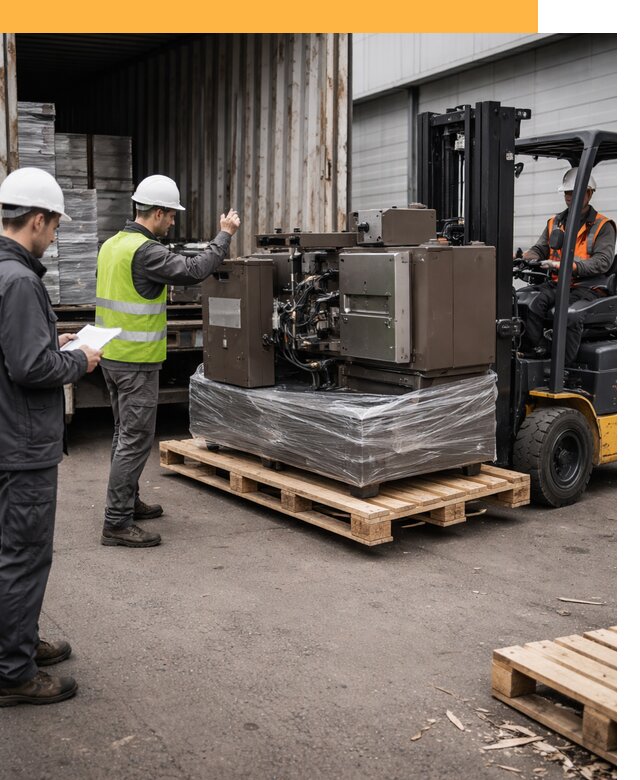 Доставка промышленного оборудования из Европы от 45779