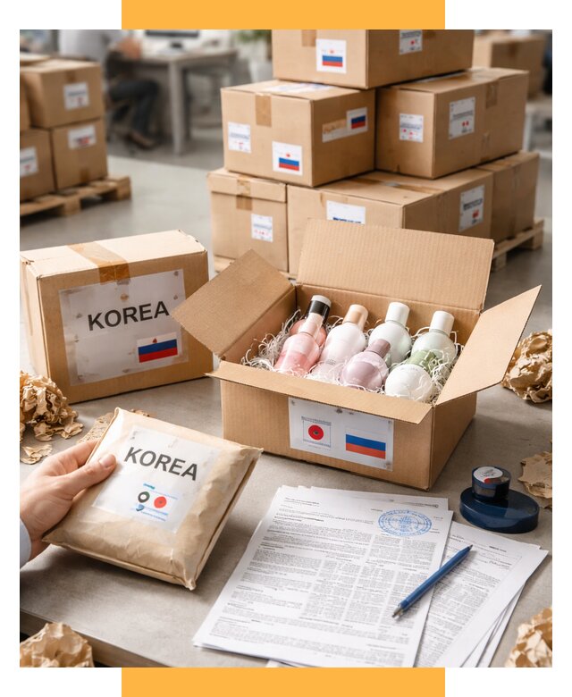 Доставка косметики из Кореи от 8647 р. под ключ | СетСервис-Пть