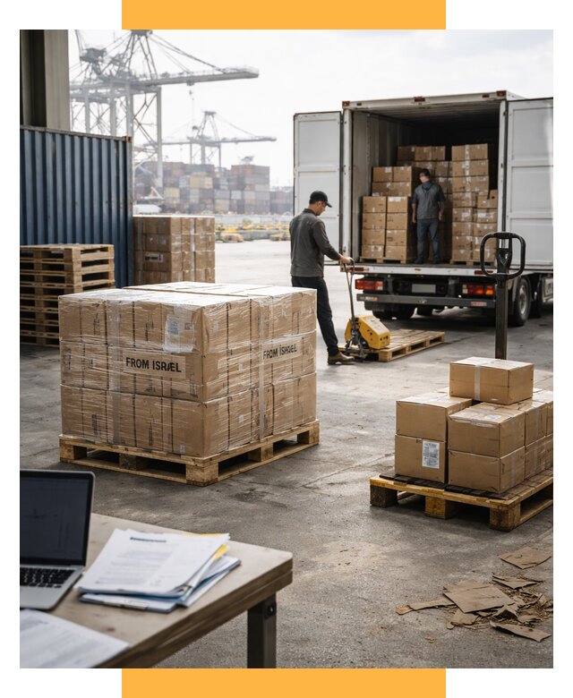 Доставка грузов из Израиля от 15260 р., логистика от СетСервис-Пть