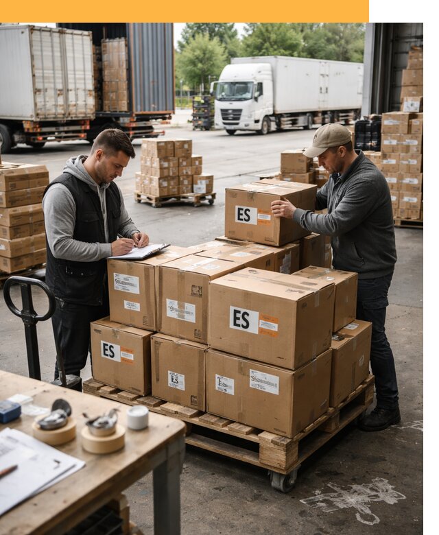 Доставка грузов в Испанию автотранспортом от 35606 руб