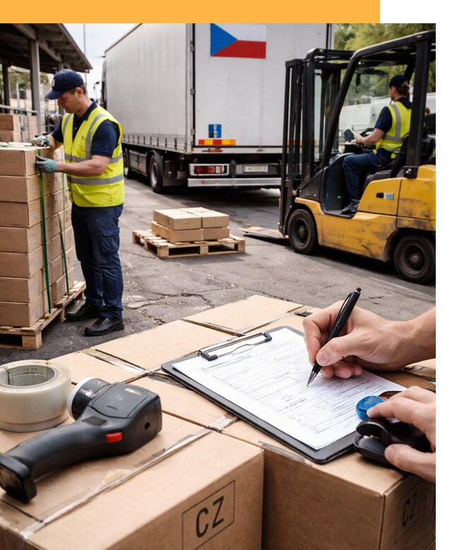 Доставка грузов в Чехию от 35606 руб, международные перевозки