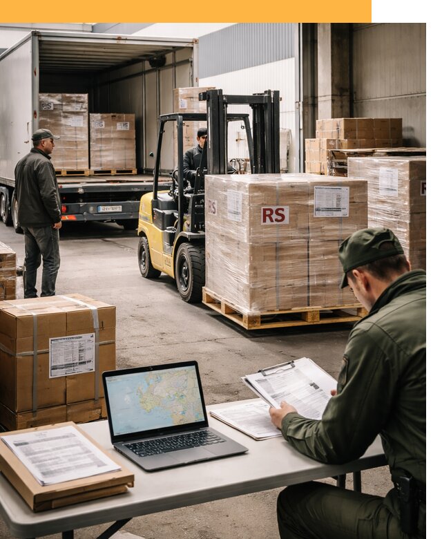 Доставка грузов в Сербию от 45779 руб, международные перевозки