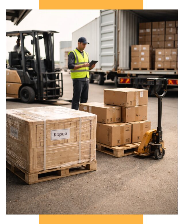 Доставка грузов в Корею из России от 35606 р. | СетСервис-Пть