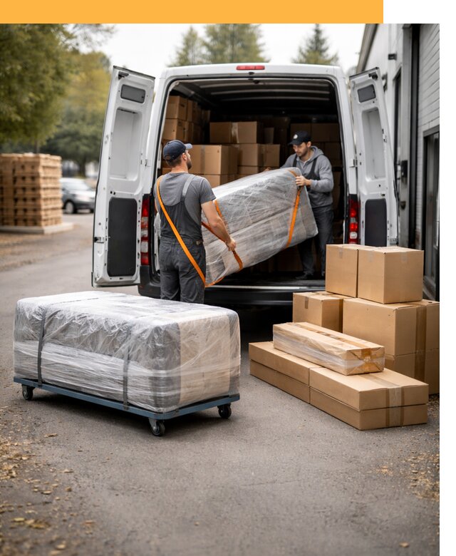 Перевозка мебели по России и за рубеж с таможней от 7630