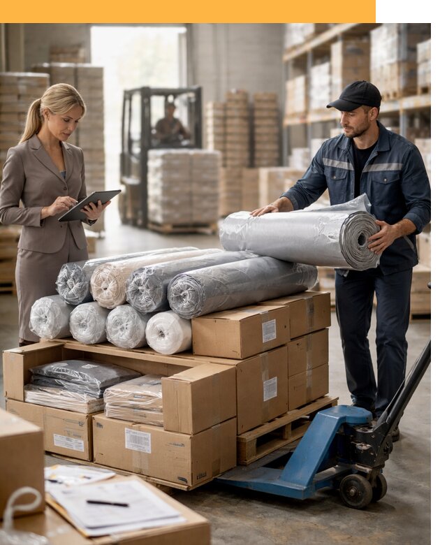 Перевозка текстиля по миру от 15260 руб. с таможней и страхованием