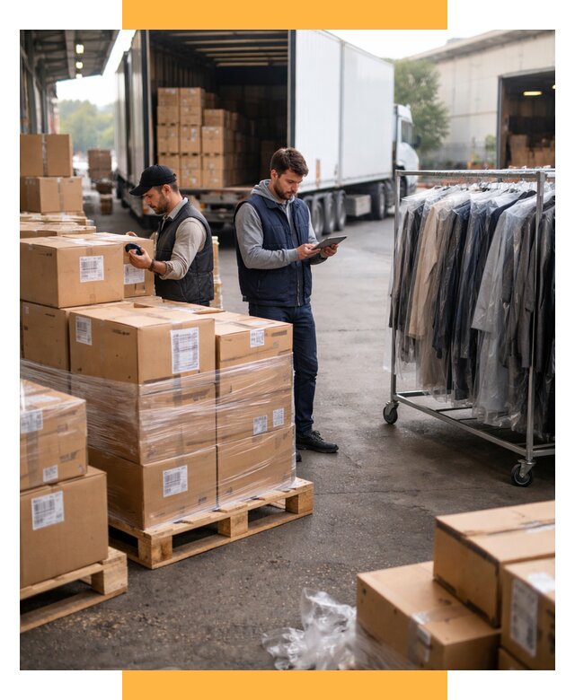 Перевозка и доставка одежды из Китая от 7630 р., СетСервис-Пть