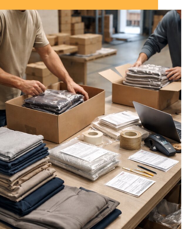 Перевозка одежды по миру от 7630 руб. с таможенным оформлением