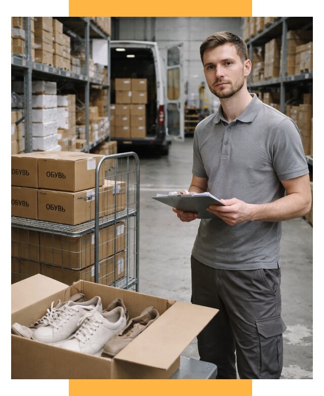 Доставка обуви из Китая и Турции от 4578 р. СетСервис-Пть