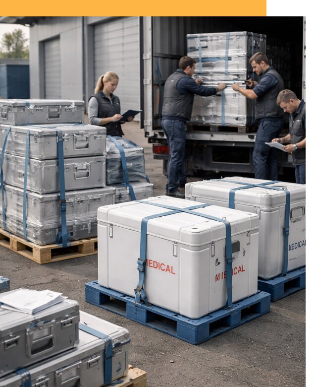 Перевозка медицинского оборудования по всему миру от 15260 руб