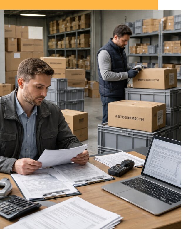 Таможенное оформление автозапчастей по выгодным тарифам от 8647
