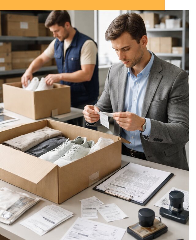 Таможенное оформление одежды и обуви по выгодной цене от 6612 руб