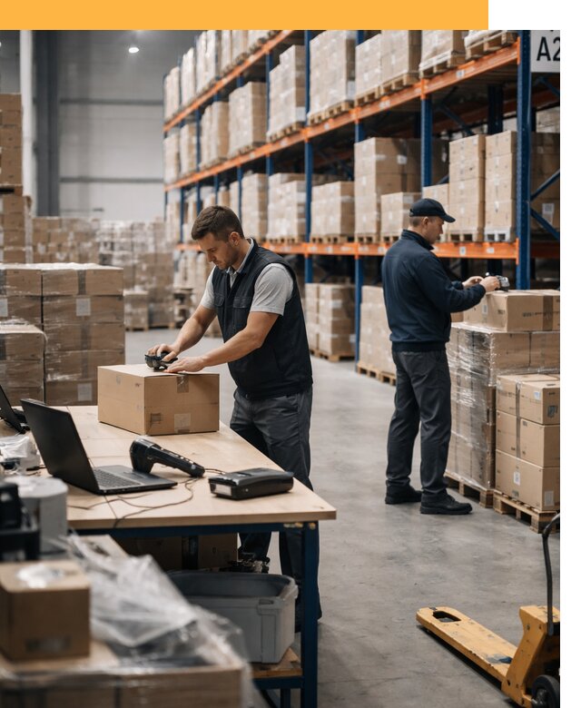 Склад консолидации в Европе: хранение, сортировка от 6612